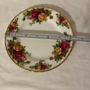 Royal Albert old country roses vintage cake plate.